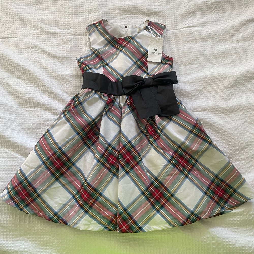 Hope & Henry Tartan Plaid Dress